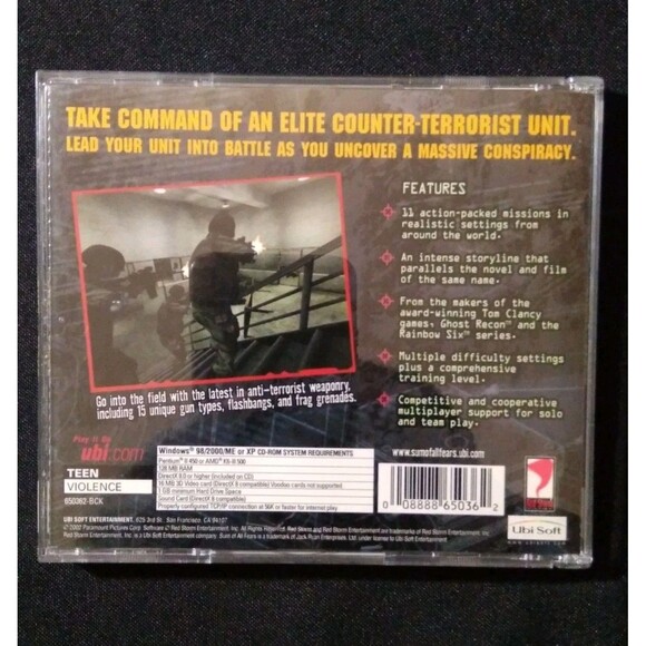 The Sum of All Fears (PC) Game Ubisoft 2002 - Picture 4 of 4